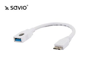 SAVIO ADAPTER USB OTG - MICRO USB CL-87 hind ja info | Nutitelerite lisatarvikud | hansapost.ee