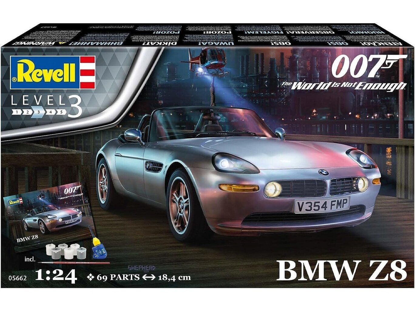 Konsturktor Revell - James Bond BMW Z8 hind ja info | Klotsid ja konstruktorid | hansapost.ee