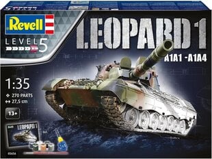 Konstruktor Revell - Leopard 1A1A1/A1A4 mudeli komplekt цена и информация | Конструкторы и кубики | hansapost.ee