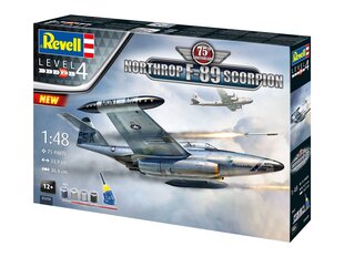 Konstruktor Revell - Northrop F-89 Scorpion 75th Anniversary цена и информация | Конструкторы и кубики | hansapost.ee