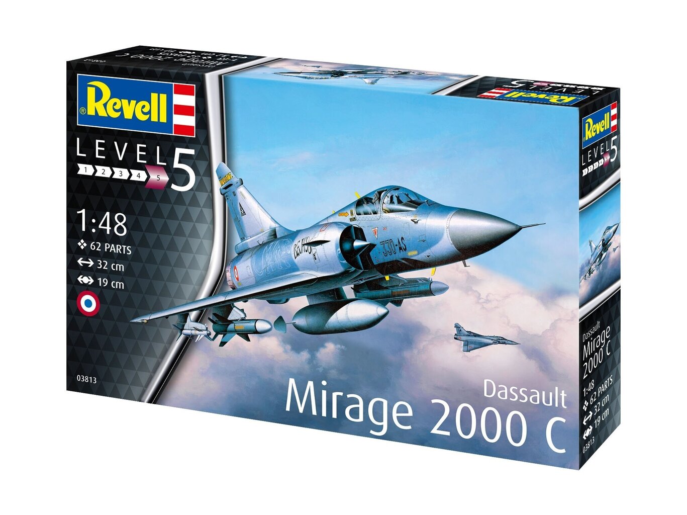 Konstruktor Revell - Dassault Mirage 2000C, 1/48, 03813 hind ja info | Klotsid ja konstruktorid | hansapost.ee