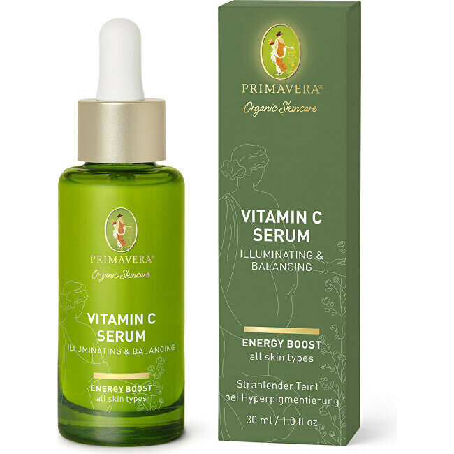 Näo seerum Primavera Vitamin C Serum Illuminating & Balancing, 30 ml цена и информация | Näoõlid, ampullid ja seerumid | hansapost.ee