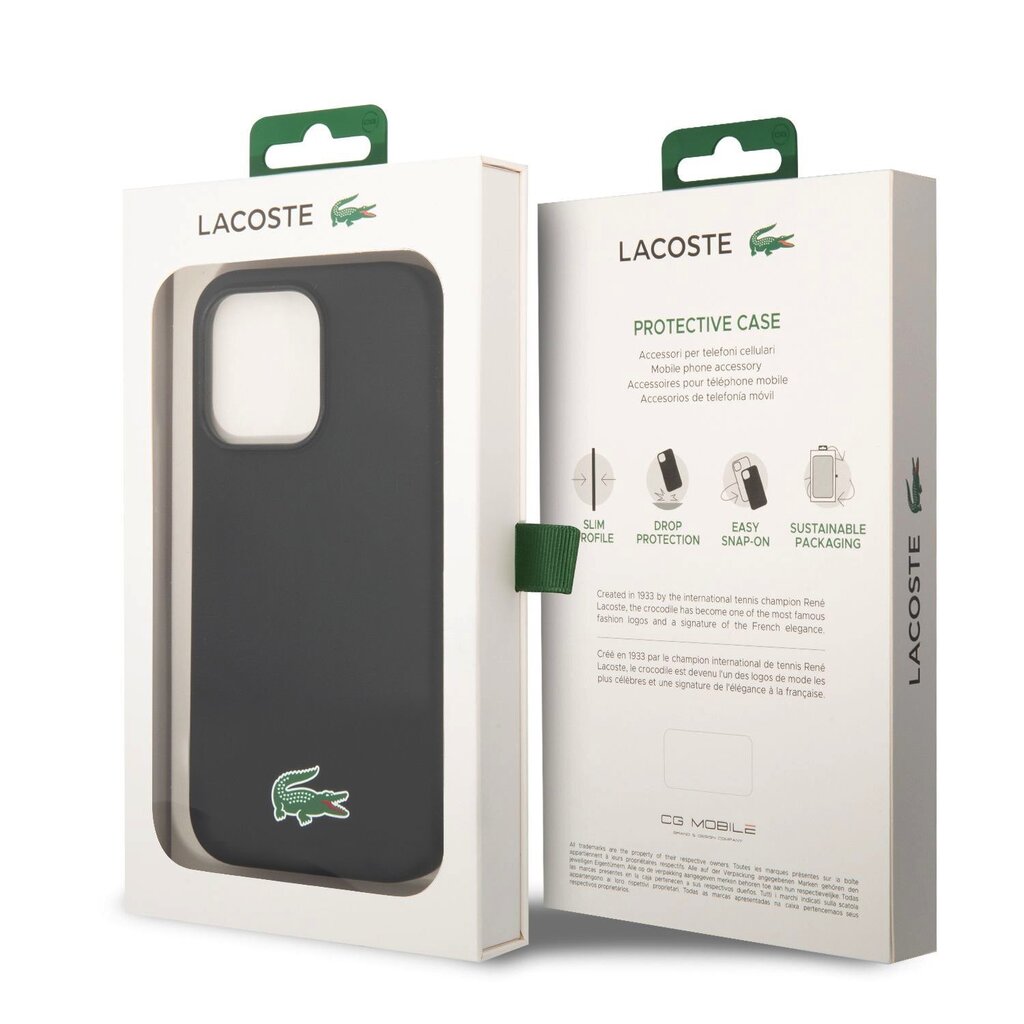 Lacoste Liquid Silicone Microfiber Croc Logo MagSafe hind ja info | Telefonide kaitsekaaned ja -ümbrised | hansapost.ee