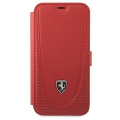 Ferrari FEOGOFLBKP12LRE iPhone 12 Pro Max 6,7" czerwony|red book Off Track Perforated цена и информация | Чехлы для телефонов | hansapost.ee