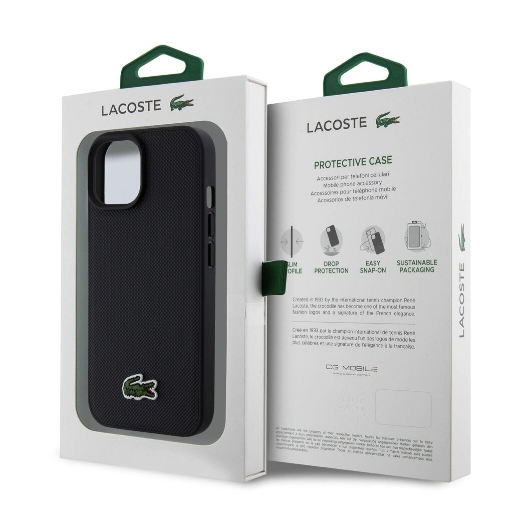 Lacoste Iconic Petit Pique Woven Logo MagSafe hind ja info | Telefonide kaitsekaaned ja -ümbrised | hansapost.ee