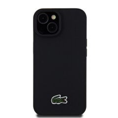 Lacoste Iconic Petit Pique Woven Logo MagSafe Case for iPhone 15 Pro Max Navy цена и информация | Чехлы для телефонов | hansapost.ee