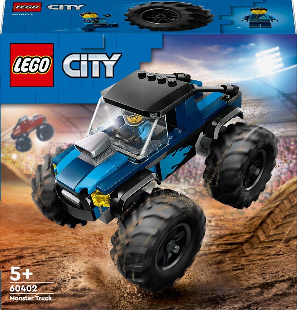 60402 Lego® City Sinine monster auto hind ja info | Klotsid ja konstruktorid | hansapost.ee