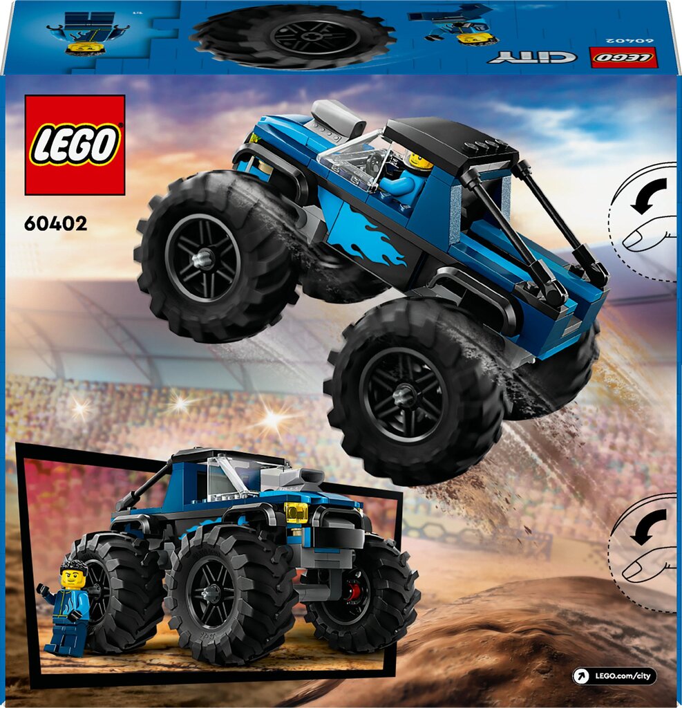 60402 Lego® City Sinine monster auto hind ja info | Klotsid ja konstruktorid | hansapost.ee