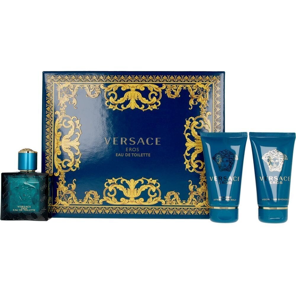 Kosmeetikakomplekt Versace Eros meestele: tualettvesi EDT, 100 ml + dušigeel, 50 ml + raseerimisjärgne palsam, 50 ml hind ja info | Dušigeelid, õlid | hansapost.ee