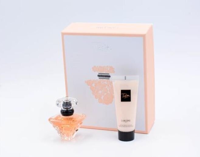 Kosmeetikakomplekt Lancome Tresor naistele: parfüümvesi EDP, 30 ml + ihupiim, 50 ml цена и информация | Kehakreemid, kehaõlid ja losjoonid | hansapost.ee