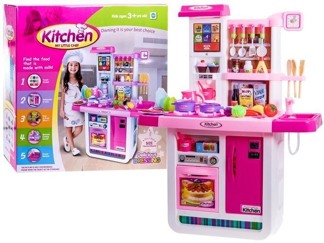 Interaktiivne köök lastele Kitchen, roosa hind ja info | Mänguasjad tüdrukutele | hansapost.ee