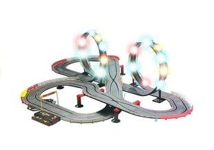 Игровые машинки Race Track 2 1:43, кольцевые лампы цена и информация | Игрушки для мальчиков | hansapost.ee