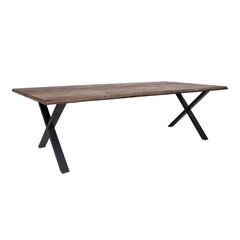 Обеденный стол Toulon, 300x100x75 см, серый/черный цена и информация | Кухонные и обеденные столы | hansapost.ee
