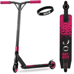 Tõukeratas SOKE EVO (1623-801217) Ruby (Batboy) 100mm price and information | Scooters | hansapost.ee