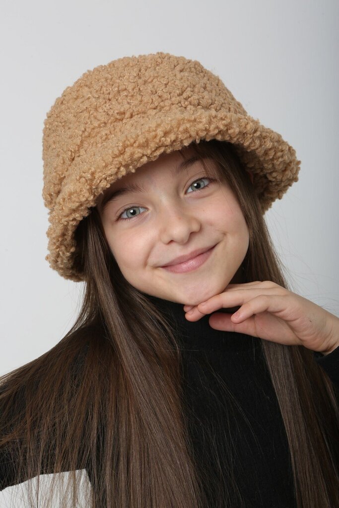 Tüdruku müts, pruun hind ja info | Mütsid, sallid, kindad tüdrukutele | hansapost.ee