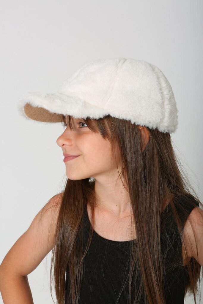 Tüdruku müts, valge цена и информация | Mütsid, sallid, kindad tüdrukutele | hansapost.ee