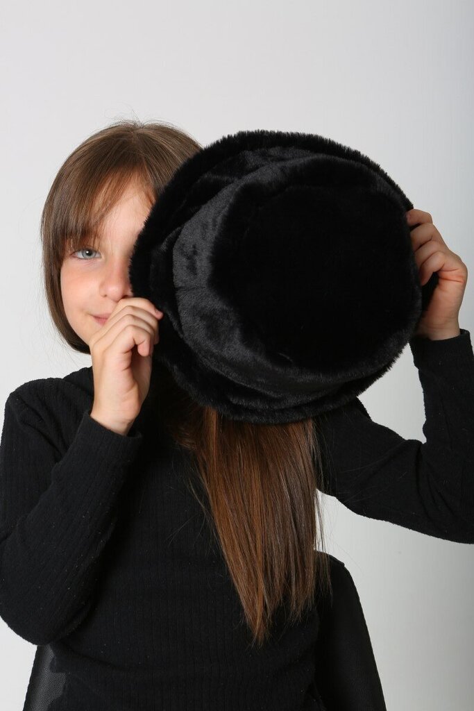 Tüdruku müts, must hind ja info | Mütsid, sallid, kindad tüdrukutele | hansapost.ee
