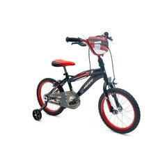 Laste jalgratas Huffy Moto X 16", must цена и информация | Велосипеды | hansapost.ee