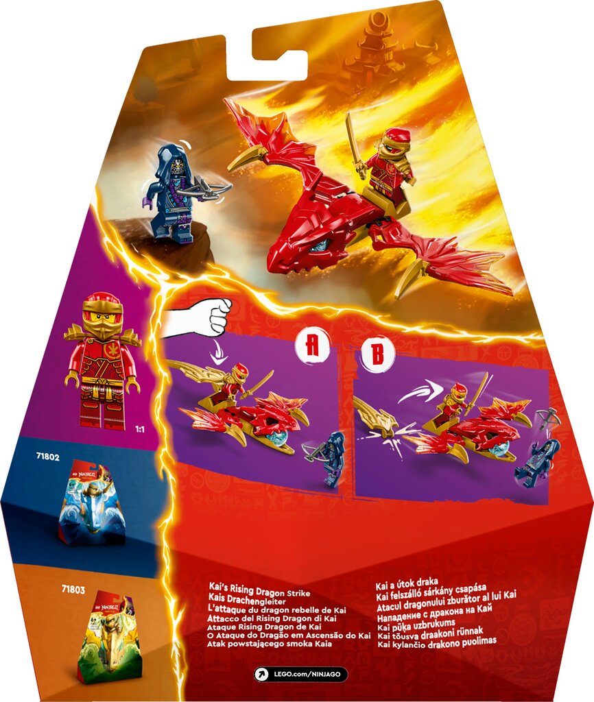 71801 Lego® Ninjago Kai tõusva draakoni rünnak hind ja info | Klotsid ja konstruktorid | hansapost.ee