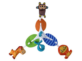 Klassikaline beebikarussell koos loomadega Lean Toys hind ja info | Beebide mänguasjad | hansapost.ee
