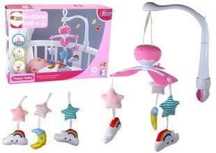 Laste voodikarussell Lean Toys, roosa цена и информация | Игрушки для малышей | hansapost.ee