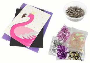 Kūrybinis rinkinys Blizgantis paveikslas Flamingas цена и информация | Развивающие игрушки для детей | hansapost.ee