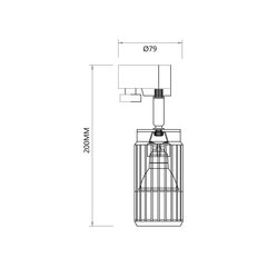 Потолочный светильник Milagro Vertical ML0304 цена и информация | Потолочные светильники | hansapost.ee