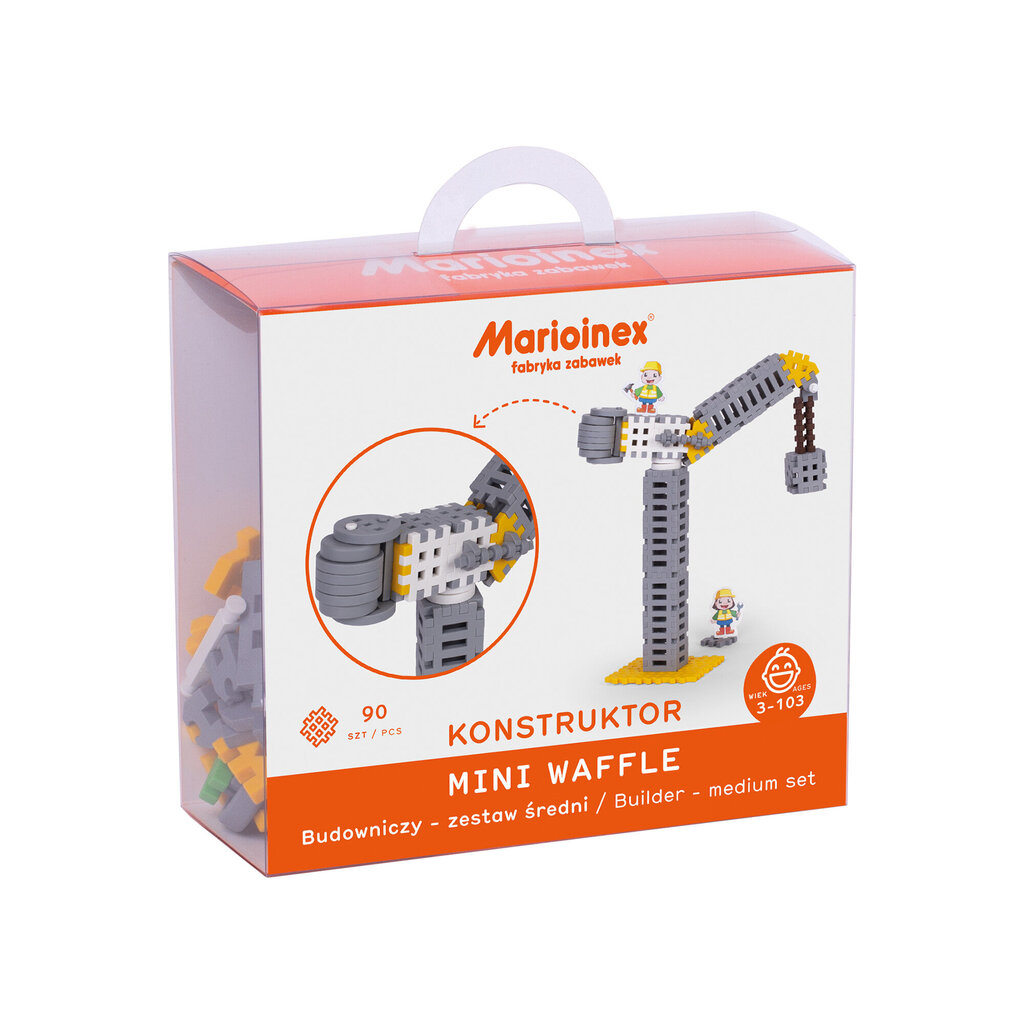 Konstruktor Marioinex Mini Waffle ehitaja, 90 tk цена и информация | Klotsid ja konstruktorid | hansapost.ee