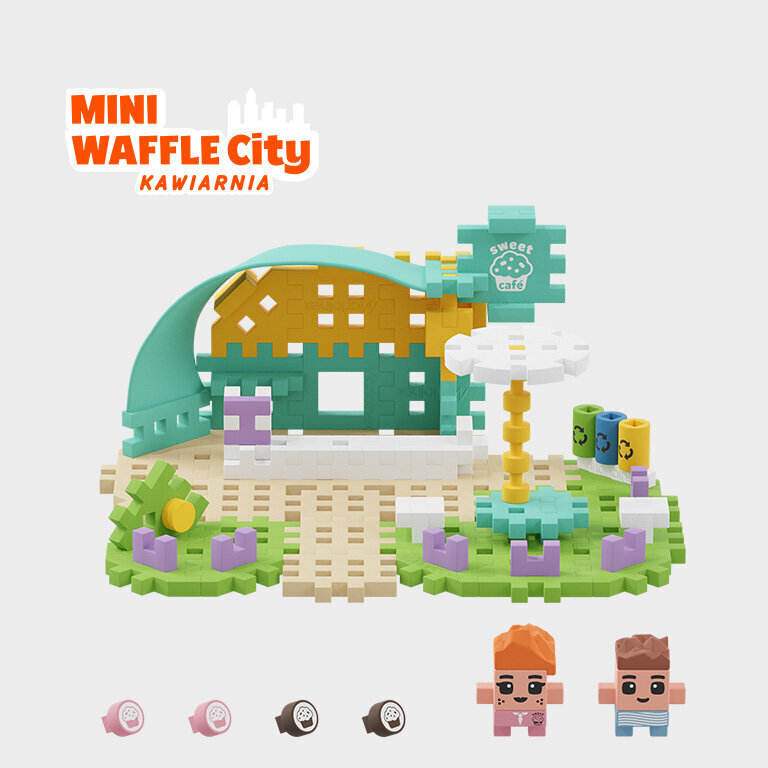 Konstruktor Marioinex Mini Waffle kohvik, 80 tk цена и информация | Klotsid ja konstruktorid | hansapost.ee