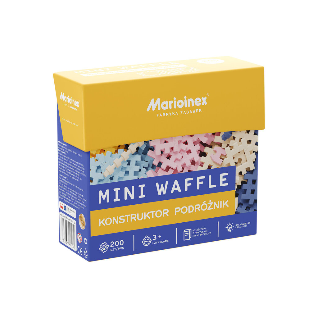 Konstruktor Marioinex Mini Waffle Traveller, 200 tk цена и информация | Klotsid ja konstruktorid | hansapost.ee