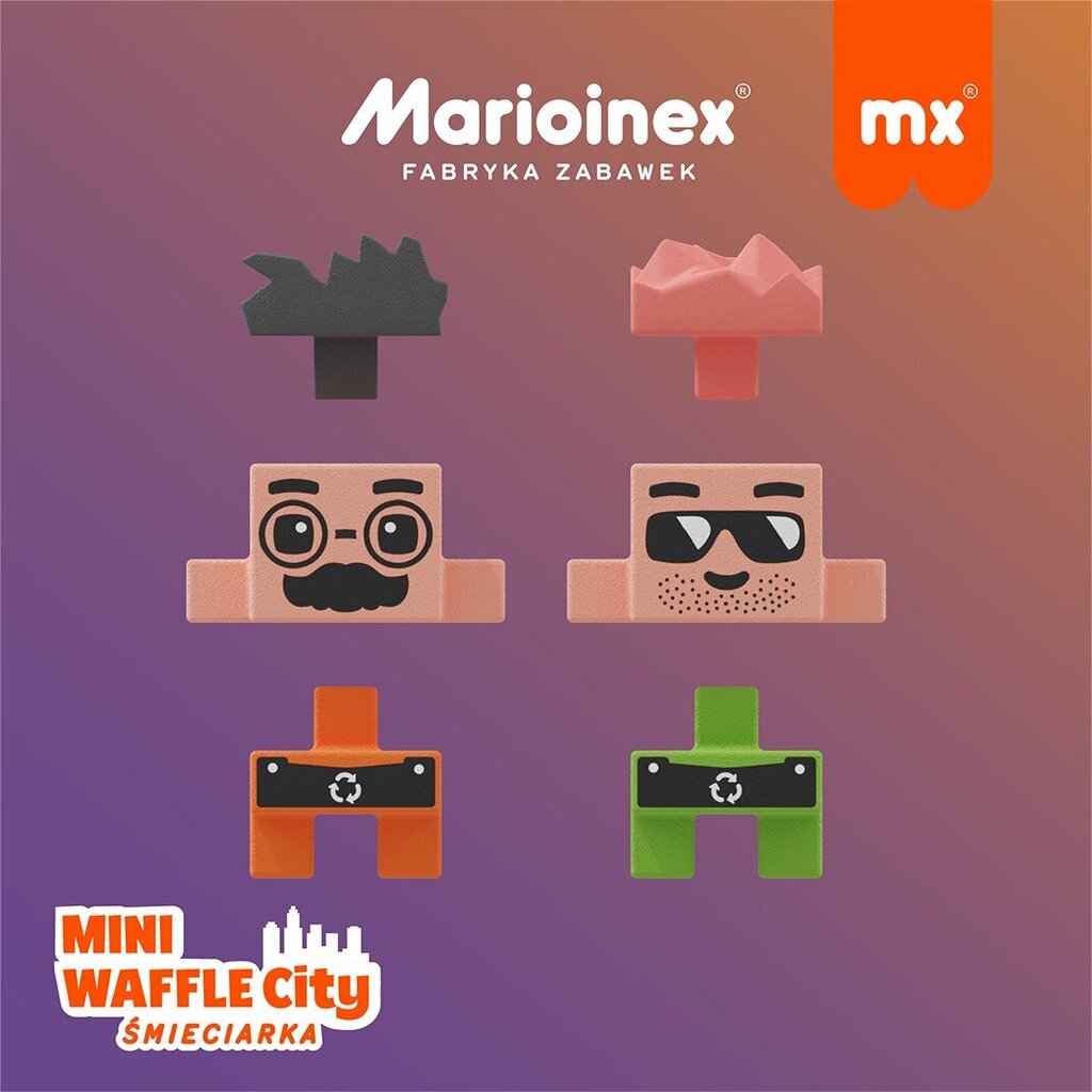 Konstruktor Marioinex Mini Waffle prügiauto, 48 tk цена и информация | Klotsid ja konstruktorid | hansapost.ee