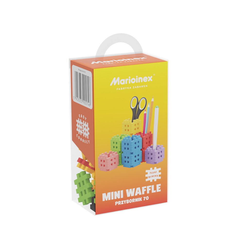 Konstruktor Marioinex Mini Waffle pliiatsihoidja, 70 tk цена и информация | Klotsid ja konstruktorid | hansapost.ee