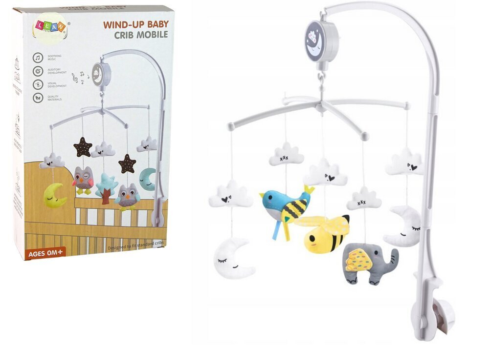 Muusikaline karussell beebidele Lean Toys hind ja info | Beebide mänguasjad | hansapost.ee