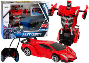 Auto - transformer koos puldiga Lean Toys, punane цена и информация | Игрушки для мальчиков | hansapost.ee