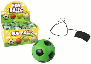 Nööriga pall, roheline, 6 cm hind ja info | Arendavad laste mänguasjad | hansapost.ee