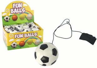 Nööriga pall, valge, 6 cm hind ja info | Arendavad laste mänguasjad | hansapost.ee