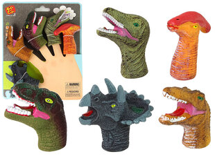 Sõrmenukkude komplekt Dinosaurused Lean Toys, 5-osaline hind ja info | Mänguasjad tüdrukutele | hansapost.ee