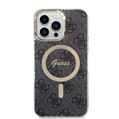Чехол Guess 4G IML MagSafe Compatible Case для iPhone 14 Pro Max, черный цена и информация | Чехлы для телефонов | hansapost.ee