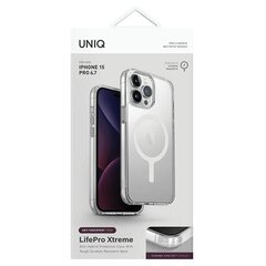 UNIQ etui Heldro Mag iPhone 15 Pro Max 6.7" Magclick Charging przeźroczysty|lucent clear цена и информация | Чехлы для телефонов | hansapost.ee