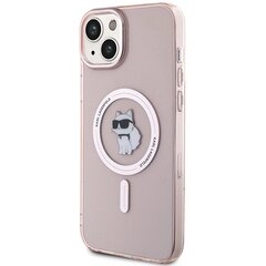 Karl Lagerfeld KLHMP15MHFCCNOP iPhone 15 Plus | 14 Plus 6.7" różowy|pink hardcase IML Choupette MagSafe цена и информация | Чехлы для телефонов | hansapost.ee