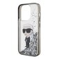 Karl Lagerfeld KLHCP15LLKKNSK iPhone 15 Pro 6.1" Liquid Glitter Ikonik hind ja info | Telefonide kaitsekaaned ja -ümbrised | hansapost.ee