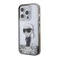 Karl Lagerfeld KLHCP15LLKKNSK iPhone 15 Pro 6.1" Liquid Glitter Ikonik цена и информация | Telefonide kaitsekaaned ja -ümbrised | hansapost.ee