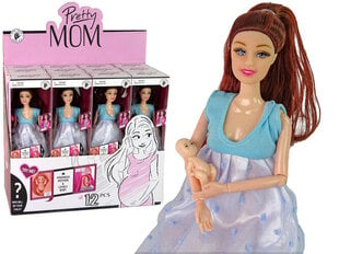 Rasenukk koos sinise kleidi ja beebiga Pretty Mom price and information | Toys for girls | hansapost.ee