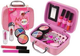 Laste kosmeetikakomplekt kohvris Lean Toys, roosa hind ja info | Mänguasjad tüdrukutele | hansapost.ee