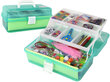 Loomekomplekt kohvris Lean Toys, roheline цена и информация | Arendavad laste mänguasjad | hansapost.ee