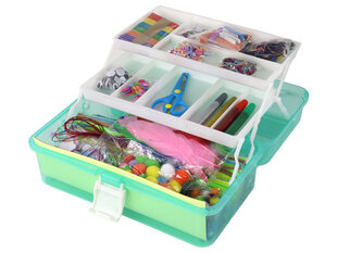 Loomekomplekt kohvris Lean Toys, roheline цена и информация | Развивающие игрушки для детей | hansapost.ee