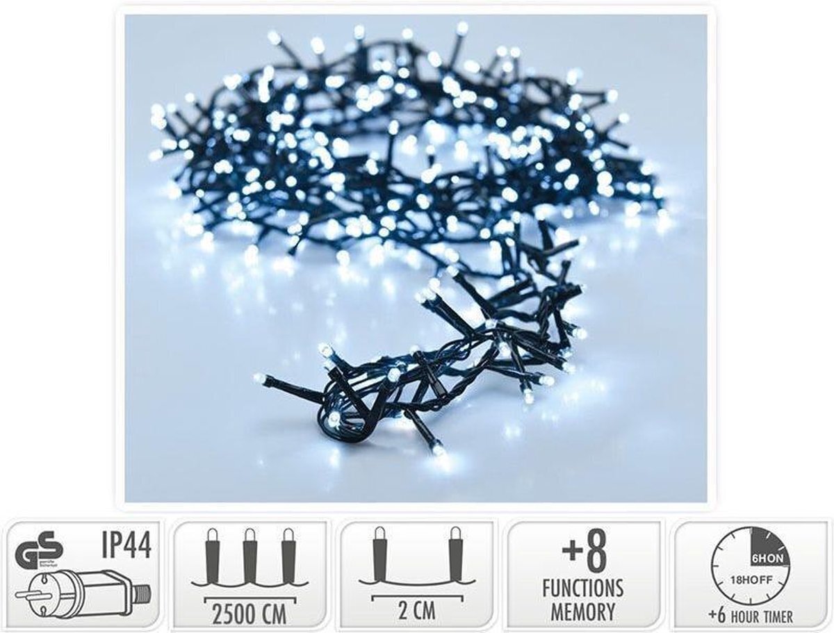 Jõulutulede valguskett 1250Led, 25 m цена и информация | Jõulutuled | hansapost.ee