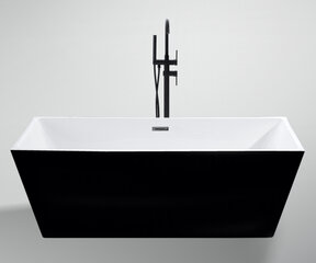 Акриловая ванна CAPRI 204 белый/черный цвет цена и информация | Ванны | hansapost.ee