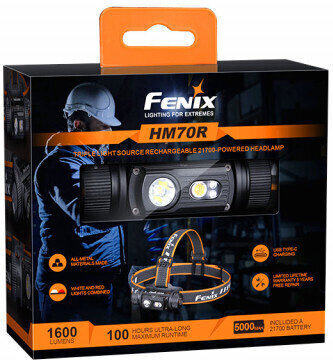 Pealamp Fenix ​​​​HM70R hind ja info | Pealambid, matkalambid | hansapost.ee