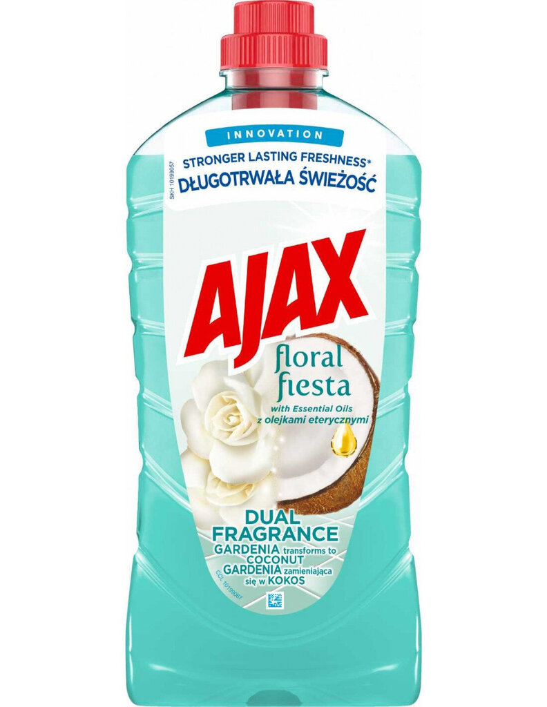 Universaalne puhastusvahend Ajax Floral Fiesta Dual Fragrance Gardenia & Coconut, 1000 ml цена и информация | Puhastusvahendid | hansapost.ee